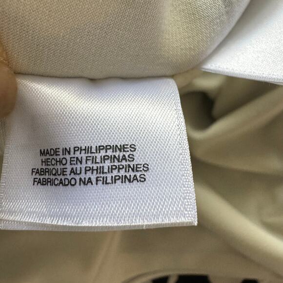 Anne Klein Faux Wrap Black and White Geometric Long Sleeved Midi Dress SIze 6 - Picture 8 of 11